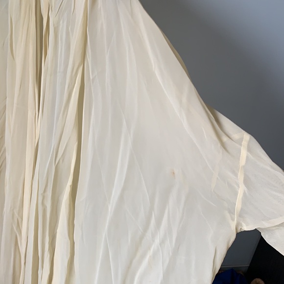 Dolce and Gabbana Yellow Chiffon Flowy Open Kimono - Picture 8 of 11